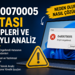 Windows Update Hataları Nelerdir? (Tüm Hata Kodları ve Anlamları)